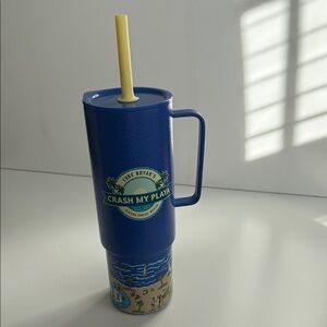 NEW: cray My Playa Cancun collectors Travel Mug with Straw